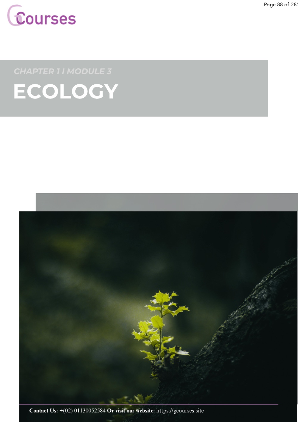 Ecology Concepts